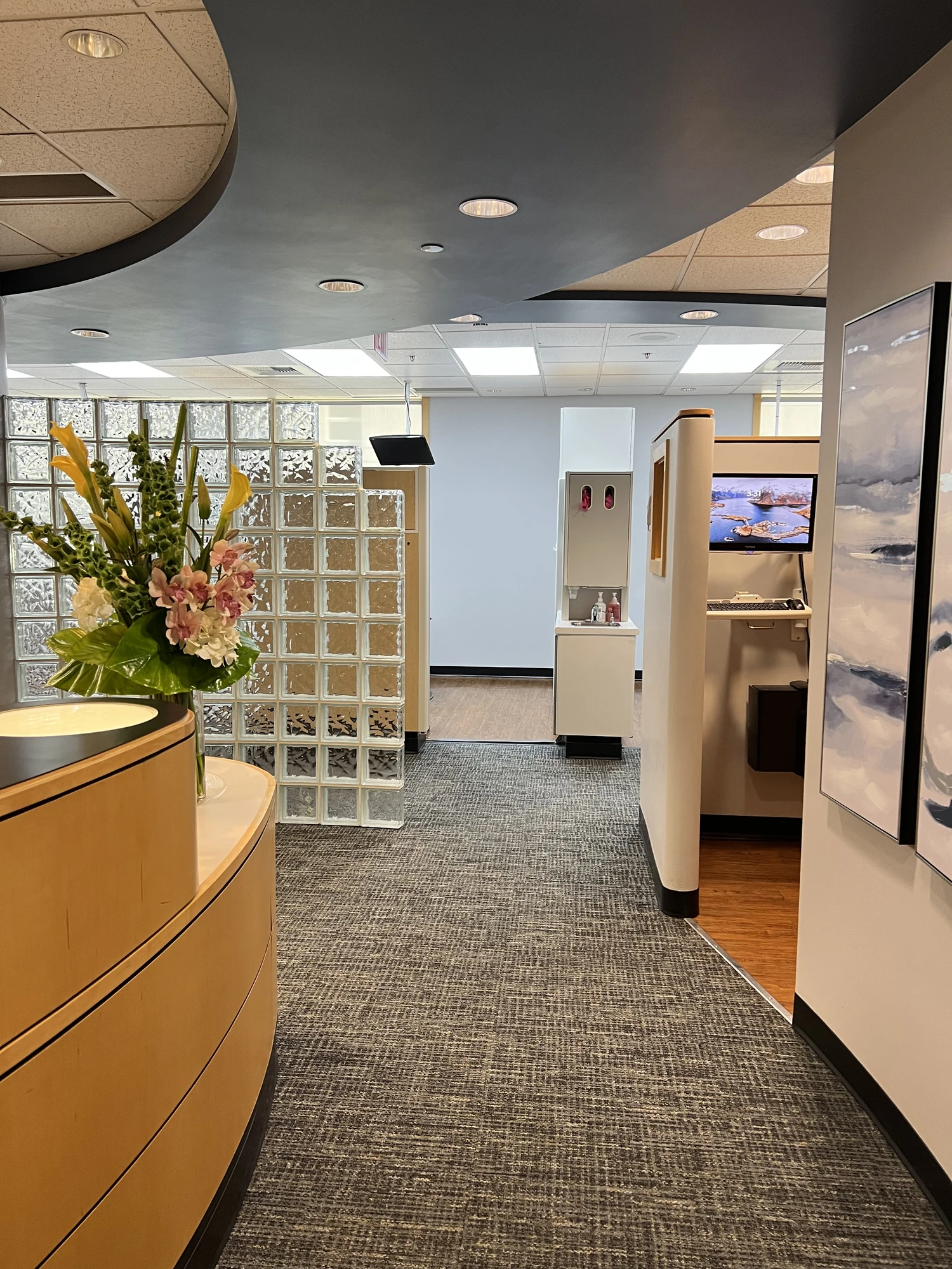 The welcoming Dentistry NW reception area