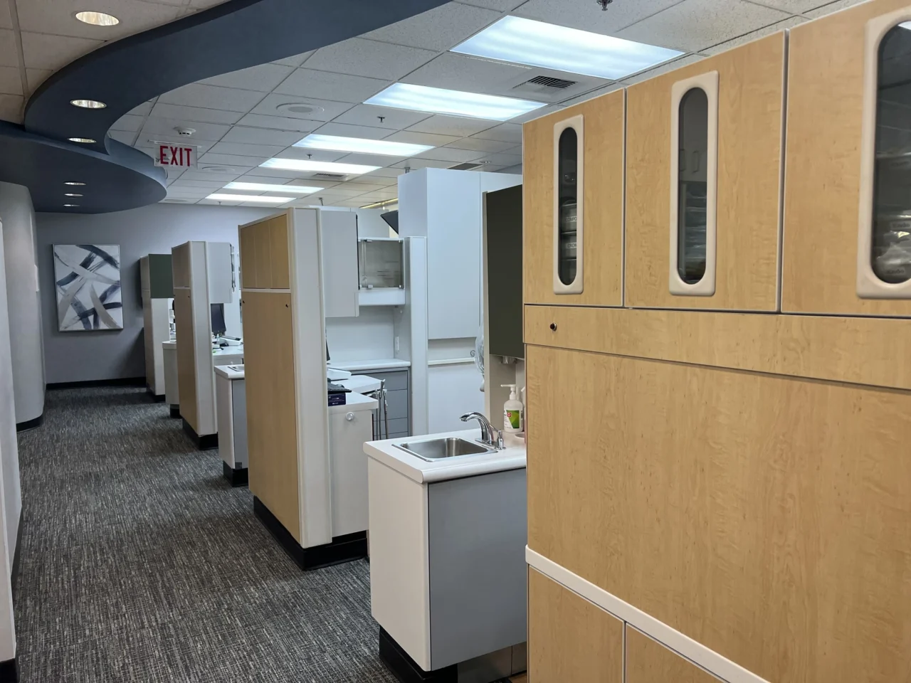 Comfortable patient treatment room at Dentistry NW