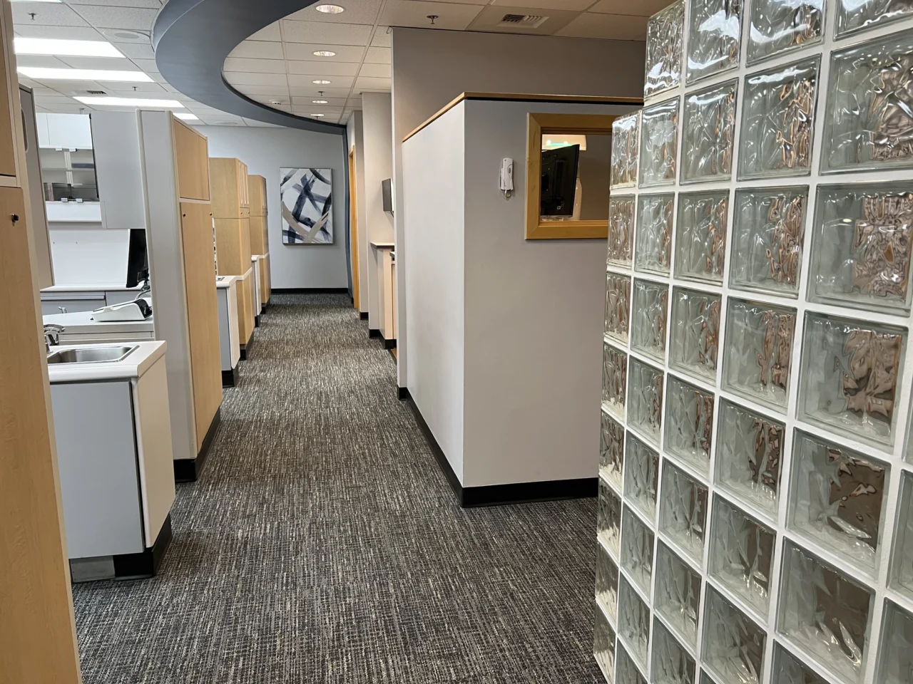 A Dentistry NW hallway